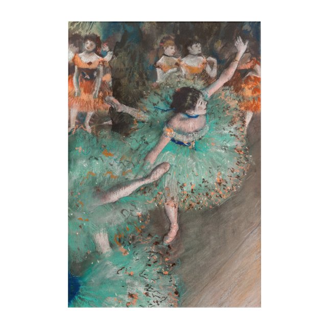 Edgar Degas - Swaying Dancer / Dancer in Green Acrylic Print (Front)