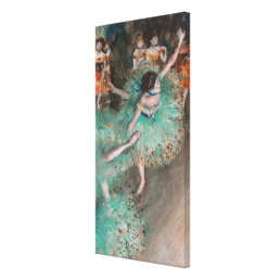 Edgar Degas - Swaying Dancer / Dancer in Green Canvas Print
