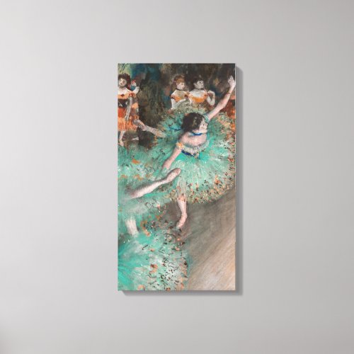 Edgar Degas _ Swaying Dancer  Dancer in Green Canvas Print