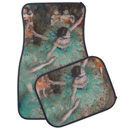 Edgar Degas _ Swaying Dancer  Dancer in Green Car Floor Mat