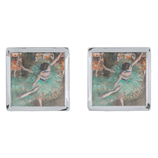 Edgar Degas - Swaying Dancer / Dancer in Green Cufflinks (Front)