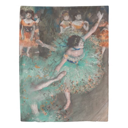 Edgar Degas _ Swaying Dancer  Dancer in Green Duvet Cover