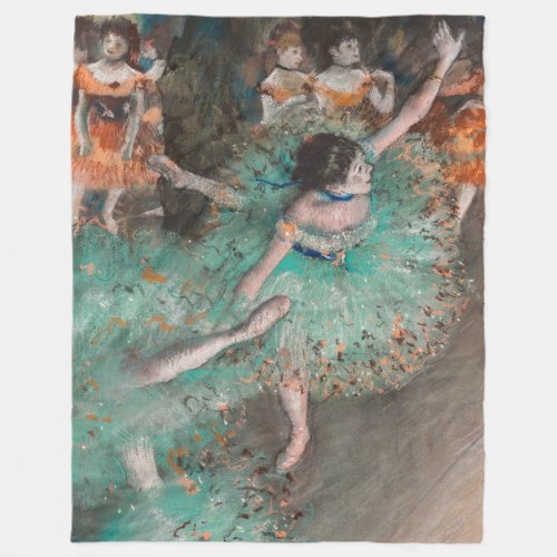 Edgar Degas _ Swaying Dancer  Dancer in Green Fleece Blanket