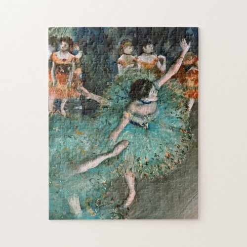 Edgar Degas _ Swaying Dancer Dancer In Green Jigsaw Puzzle