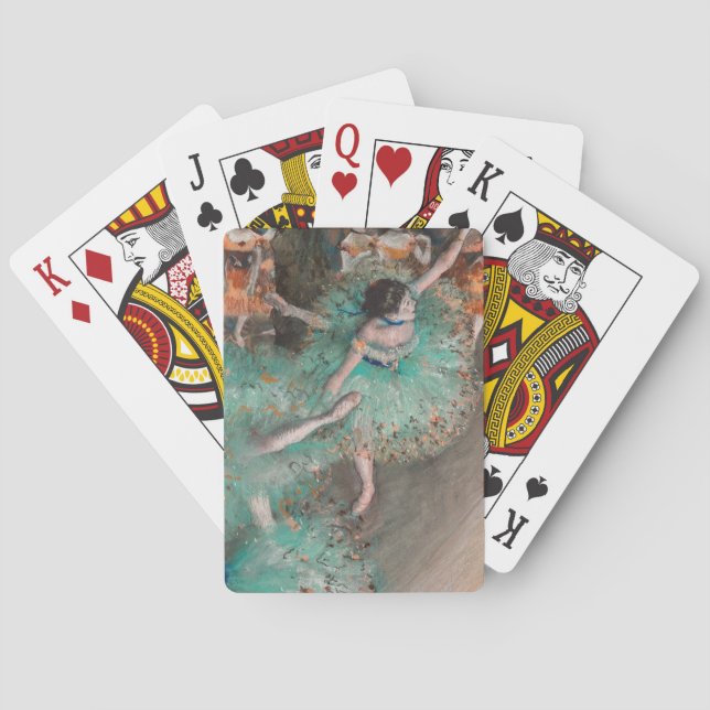 Edgar Degas - Swaying Dancer / Dancer in Green Poker Cards (Back)