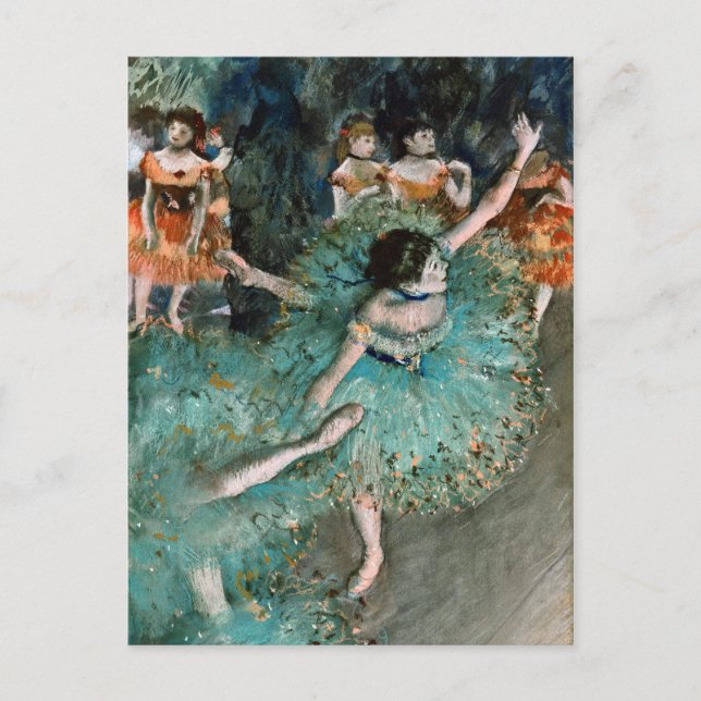 Edgar Degas - Swaying Dancer. Dancer In Green Postcard (Front)