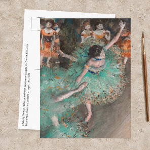 Edgar Degas - Swaying Dancer / Dancer in Green Postcard