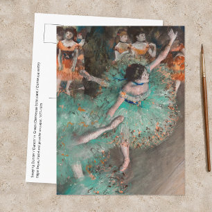 Edgar Degas - Swaying Dancer / Dancer in Green Postcard