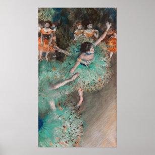 Edgar Degas - Swaying Dancer / Dancer in Green Poster