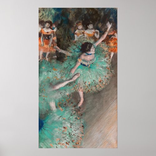 Edgar Degas _ Swaying Dancer  Dancer in Green Poster