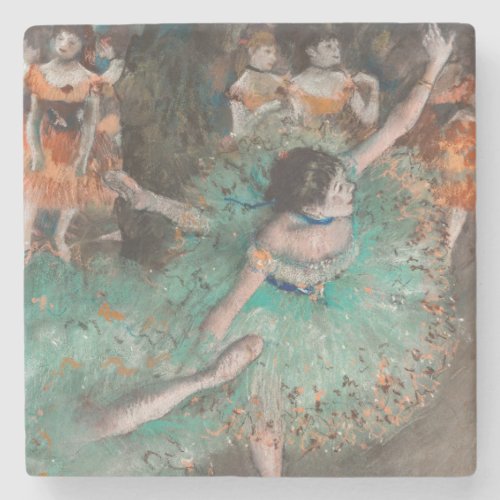 Edgar Degas _ Swaying Dancer  Dancer in Green Stone Coaster