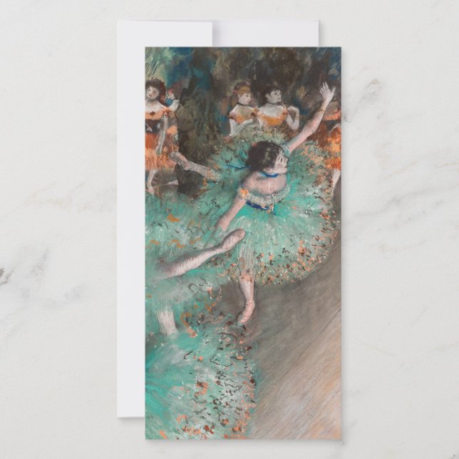 Edgar Degas - Swaying Dancer / Dancer in Green Thank You Card (Front)