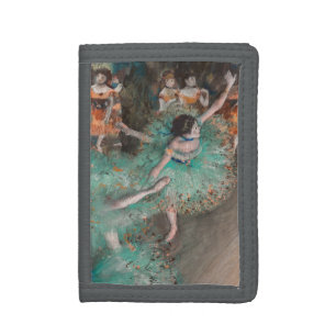 Edgar Degas - Swaying Dancer / Dancer in Green Tri-fold Wallet