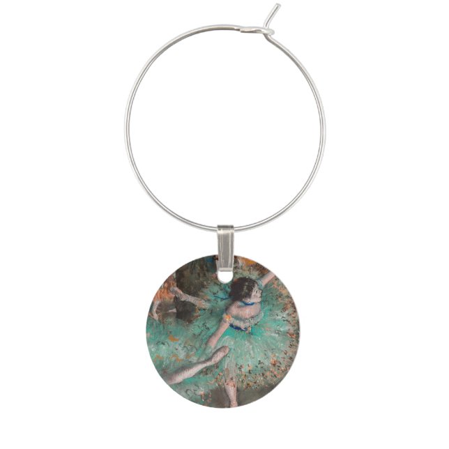 Edgar Degas - Swaying Dancer / Dancer in Green Wine Charm (Front)
