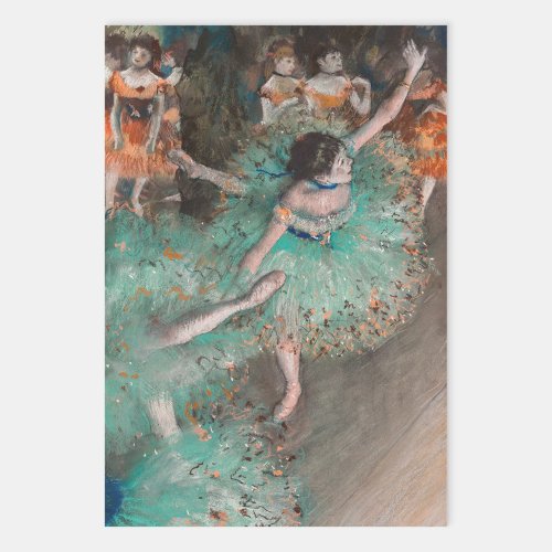 Edgar Degas _ Swaying Dancer  Dancer in Green Wrapping Paper Sheets