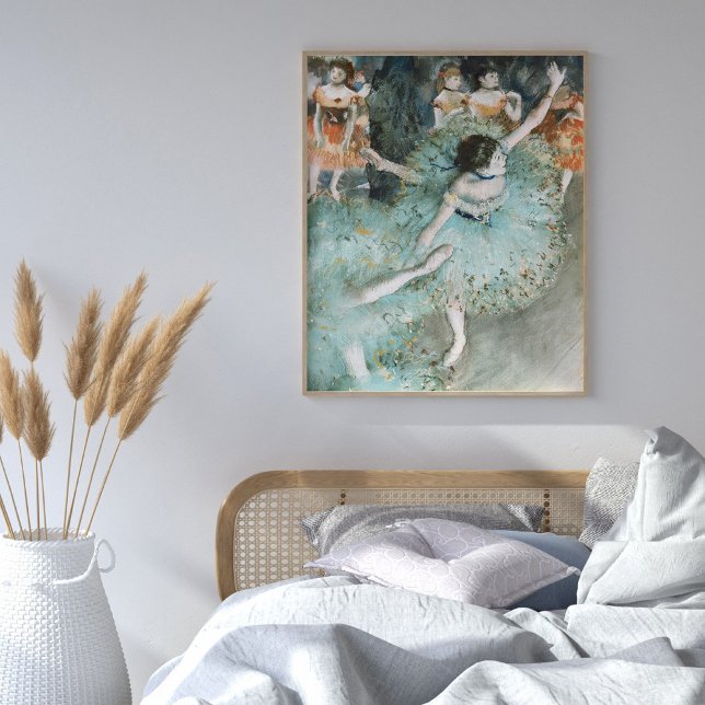 Edgar Degas Swaying Dancer Green Painting Art Poster (Creator Uploaded)