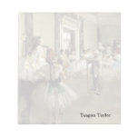 Edgar Degas | The Ballet Class Notepad at Zazzle