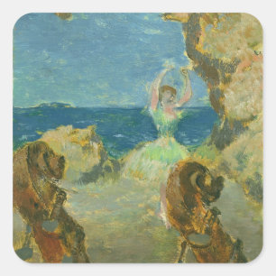 Edgar Degas The Ballet Dancer, 1891 Square Sticker