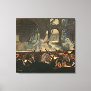 Edgar Degas   The ballet scene, Meyerbeer's opera Canvas Print