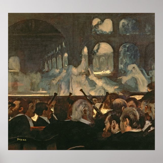 Edgar Degas | The ballet scene, Meyerbeer's opera Poster (Front)