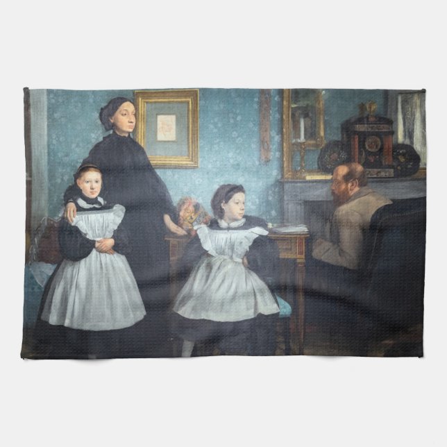 Edgar Degas - The Bellelli Family Kitchen Towel (Horizontal)