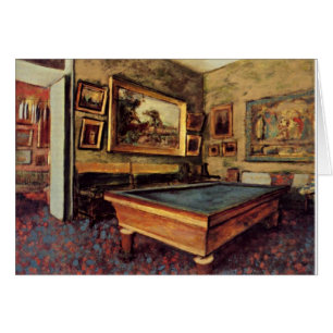 Edgar Degas, The Billiard Room Cards