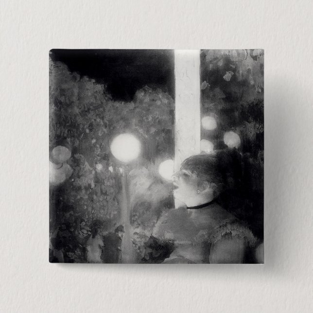 Edgar Degas | The Cafe Concert Button (Front)