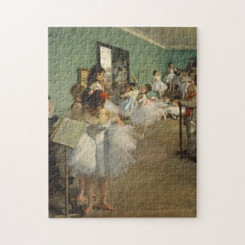 Edgar Degas_The dance class 1874 Jigsaw Puzzle