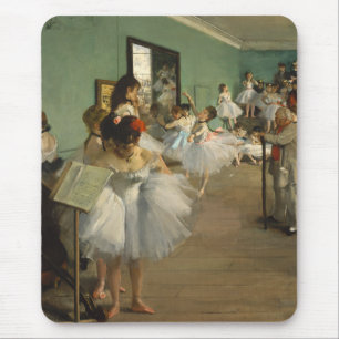 Edgar Degas-The dance class 1874 Mouse Pad