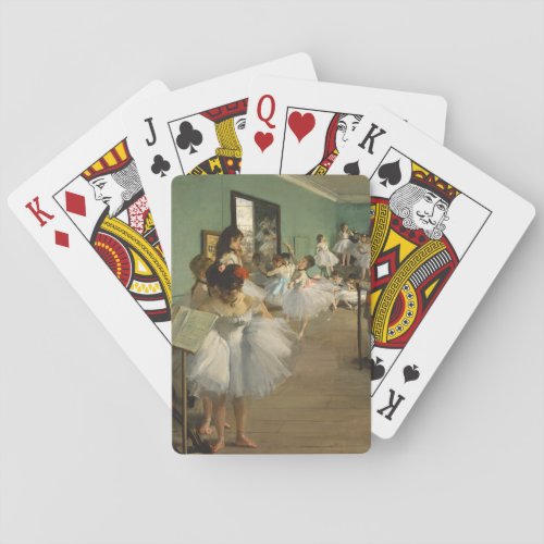 Edgar Degas_The dance class 1874 Playing Cards