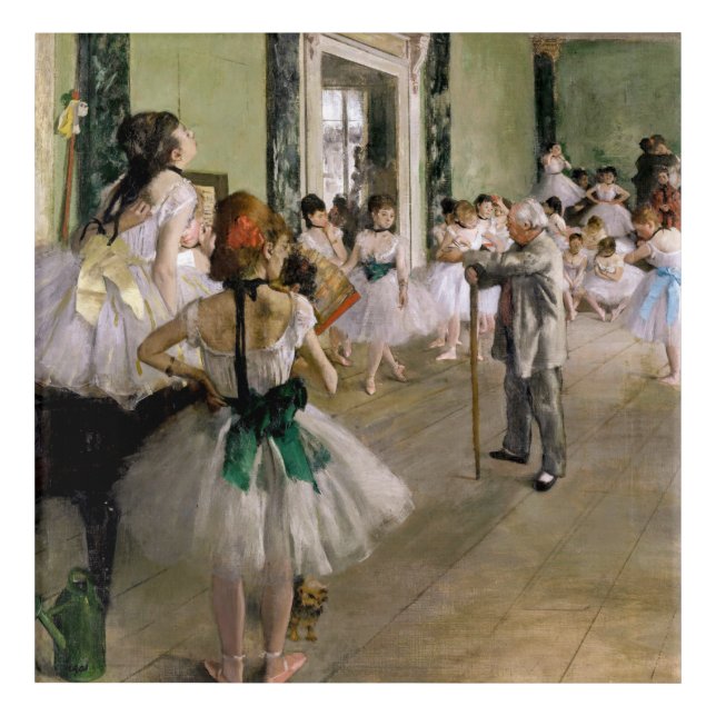 Edgar Degas - The Dance Class Acrylic Print (Front)