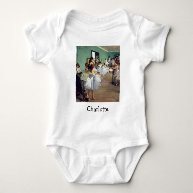 Edgar Degas - The Dance Class Baby Bodysuit (Front)