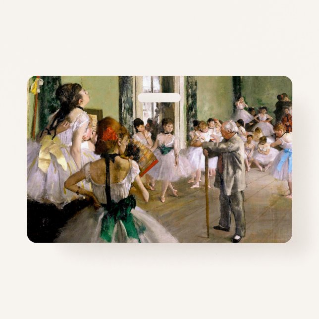 Edgar Degas The Dance Class Badge (Front)