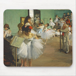 Edgar Degas The Dance Class Ballerina Painting Mouse Pad