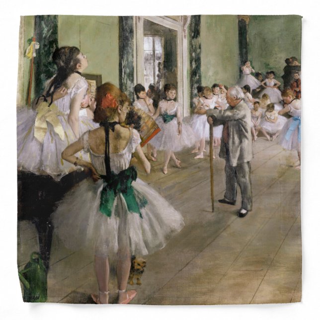Edgar Degas - The Dance Class Bandana (Front)