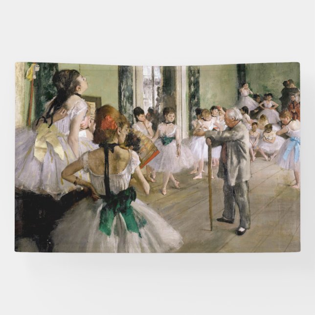 Edgar Degas - The Dance Class Banner (Horizontal)
