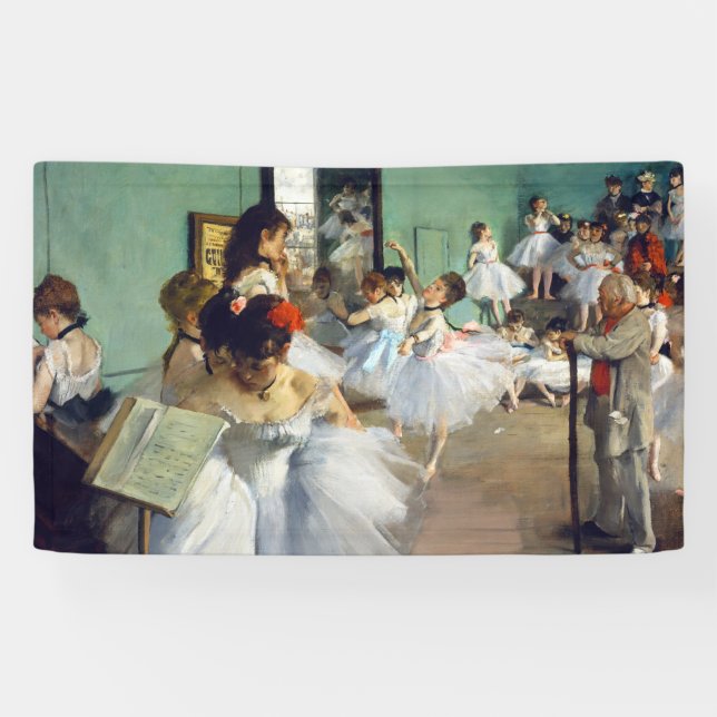 Edgar Degas - The Dance Class Banner (Horizontal)