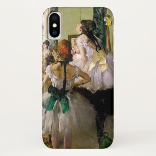 Edgar Degas The Dance Class iPhone X Case