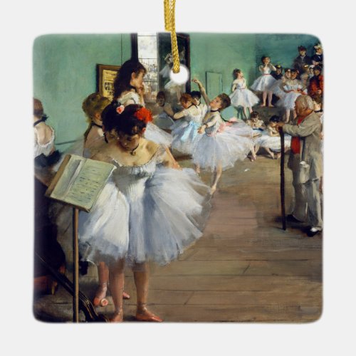 Edgar Degas _ The Dance Class Ceramic Ornament