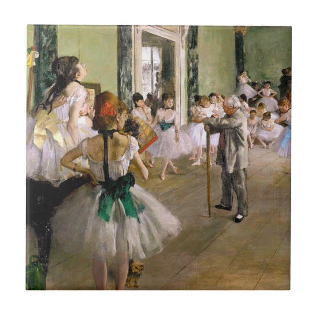 Edgar Degas The Dance Class Ceramic Tile (Front)