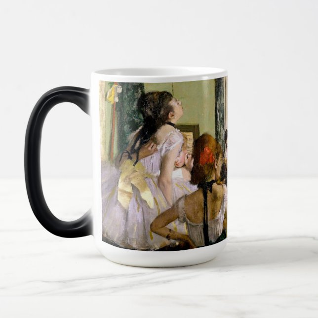 Edgar Degas The Dance Class Color Morph Mug (Left)