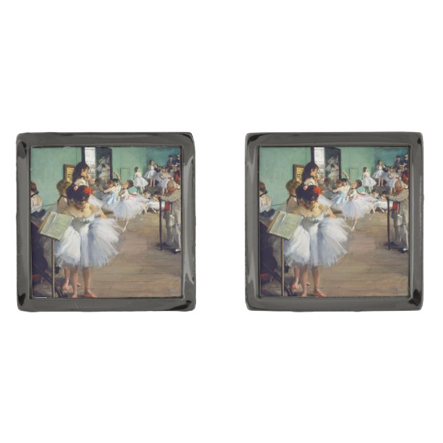 Edgar Degas - The Dance Class Cufflinks (Front)