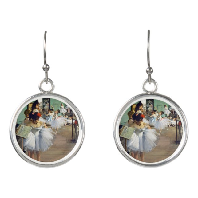 Edgar Degas - The Dance Class Earrings (Front)