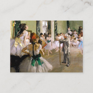 Edgar Degas The Dance Class Enclosure Card
