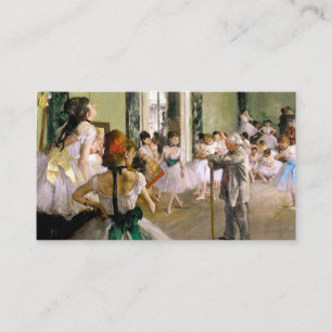 Edgar Degas The Dance Class Enclosure Card