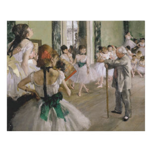 Edgar Degas - The Dance Class Faux Canvas Print