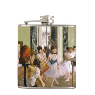 Edgar Degas The Dance Class Flask