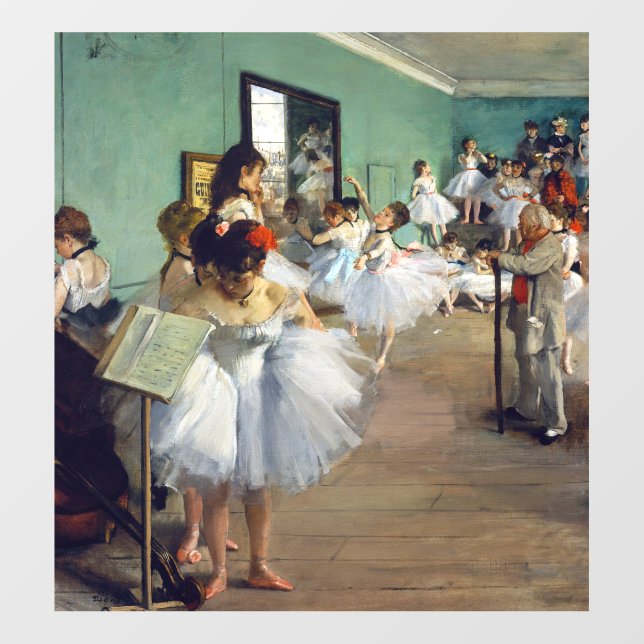 Edgar Degas - The Dance Class Floor Decals (Front)