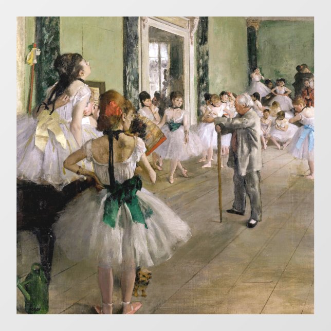 Edgar Degas - The Dance Class Floor Decals (Front)