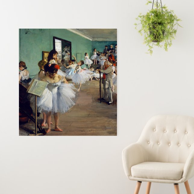 Edgar Degas - The Dance Class Foam Board (In Situ (Wall))
